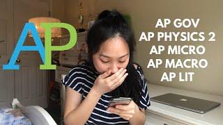 ap score reaction 2020 *quarantine edition*