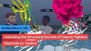 Antibodies in VR: Unlocking the Structural Secrets of Cancer Fighters- Keytruda vs. Opdivo