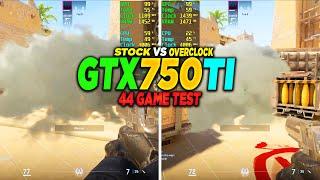 GTX 750 Tİ Stock Vs Overclock 44 Game Test