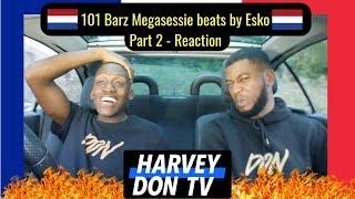 Beats by Esko - Megasessie - 101Barz Reaction Part 2! HarveyDon TV