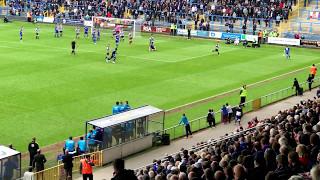 Scott Garner nets the winner (2-1) in ET in the Playoff North Final v Chorley