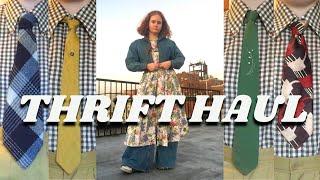 Thrift Haul Winter 2021 ||  Thrift with me vintage + designer finds!