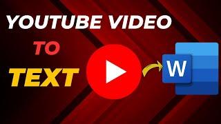 YouTube Video to Text | YouTube Transcript