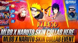 MLBB X NARUTO SKIN COLLAB HERE!! | MLBB X NARUTO SKIN COLLAB EVENT |