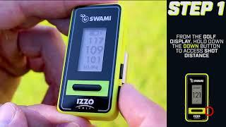 IZZO Golf SWAMI Voice Shot Distance Tutorial