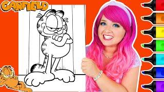 Coloring Garfield the Cat Coloring Page | Ohuhu Art Markers