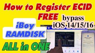 [FREE] Register ECID IBOY Ramdisk | Bypass iCloud | #vienthyhG