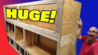 I built a HUGE DIY wooden aquarium! Megatank 2.0 pt2