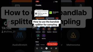 How to use #BandLab splitter for #sampling #music #kanyewest #tylerthecreator #sample #fyp #viral