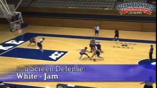 How Duke Basketball's Coach K Teaches Ball Screen Defense!