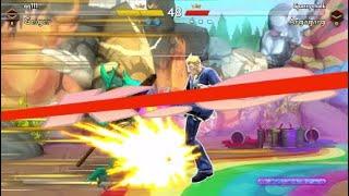 Kicked In The Balls For The Win!! Fantasy Strike arcade fighting game