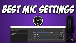 Make Any Mic Sound Expensive In OBS | Mic Settings & Filters (2023)