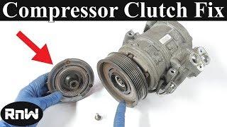 How to Remove and Replace an AC Compressor Clutch and Bearing - Quick Version