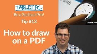 How to draw on a PDF