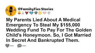 My Parents Lied About A Medical Emergency To Steal My $155,000 Wedding Fund To Pay For The Golden...