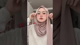 TUTORIAL PASHMINA TANPA CIPUT / DALEMAN #hijabtrend #hijaberscantik #hijabsimple #pashminasimple