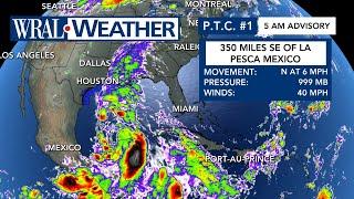 Potential Tropical Cyclone One forms in Gulf, likely to become Tropical Storm Alberto