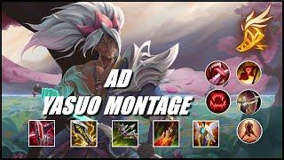 AD Yasuo Montage #15 - AD Yasuo Build Season 11 - League Of Legends Best Yasuo Plays 2021