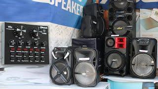 Tes Mic Pakai SoundCard V8 SEMUA SPEAKER PORTABEL JADI NYESSS