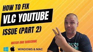 How to fix VLC Media Player Not Playing YouTube Videos | VLC lua file fix | VLC fix for MAC