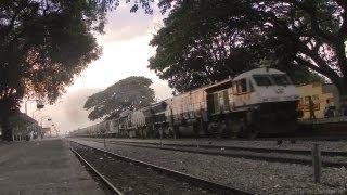 Smoking UBL WDG4 Twins destroys Birur with Loaded tanker rake