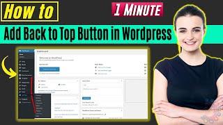 How to add back to top button in wordpress 2024