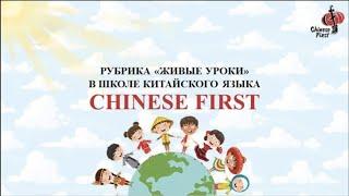 Урок китайского для детей в школе Chinese First | Живые уроки