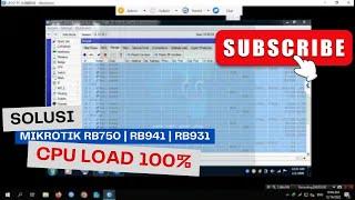 Solusi CPU 100% di Mikrotik 1 Core