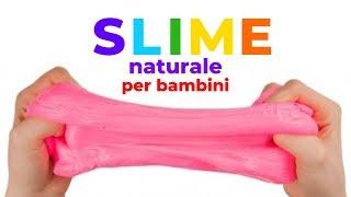 SLIME naturale fatto in casa - senza colla, detersivo o liquido per lenti