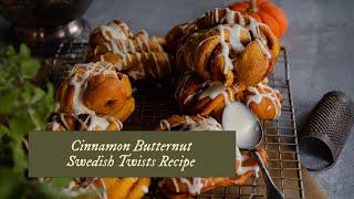 Cinnamon Butternut Swedish Twists | Cottagecore | Cooking ASMR