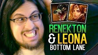 Imaqtpie - RENEKTON & LEONA BOTTOM LANE!? WHO GET'S THE PENTA?