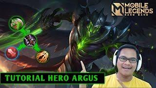 Tutorial Penjelasan Skill Hero Argus + Gameplay Mobile Legend Indonesia