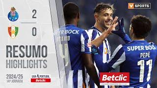 Resumo: FC Porto 2-0 Estrela Amadora (Liga 24/25 #14)