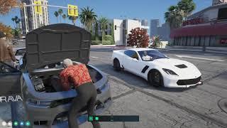 Lang catches a Bestie slow rolling so he holds him up - NoPixel 4.0