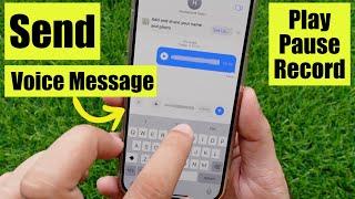 How to Send Voice Message on iPhone 15 in iOS 17 (Any iPhone)