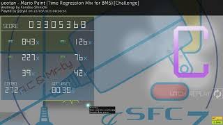 ueotan - Mario Paint (Time Regression Mix for BMS) [Challenge] 80.38% 9.6* Pass