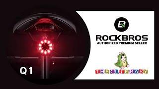 Rockbros Q1 Bike Smart Taillight LED 7 Warna - Lampu Belakang Sepeda Rockbros Q1