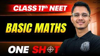 Basic Mathematical Tools IN ONE SHOT || Full Concepts & PYQ ||  Physics Class 11th