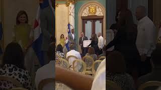 Presidente Luis Abinader reconoce a Al Horford en el Palaciona Nacional de la República Dominicana