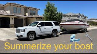 Summerizing Your boat: How to de-winterize your boat