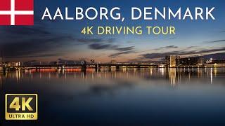 4K Driving Tour of Aalborg, Denmark | Paris of the North