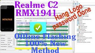 Realme C2 Hang Logo Pattern Password Free Done No Online Flashing/Offline Full Flashing Don't Miss