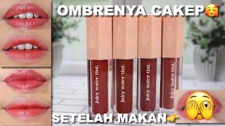 NOERA JUICY WATER TINT REVIEW | BIBIR LEMBAB + OMBRE LIPS CANTIK  | BIBIR GELAP? | Maria Soelisty