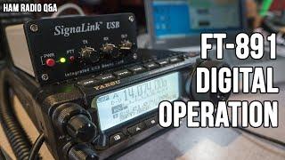 Yaesu FT-891 Setup for Digital Modes - Ham Radio Q&A