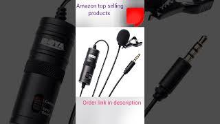 Boya ByM1 Auxiliary Omnidirectional Lavalier Condenser Microphone with 20ft Audio Cable || #shorys