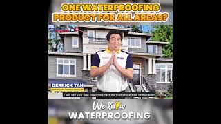 WATERPROOFING PRODUCT FOR ALL AREAS???