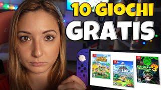 10 GIOCHI GRATIS da scarica su NINTENDO SWITCH/SWITCH LITE