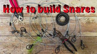 Building Snares and Cable restraints [step by step]