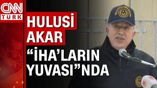 Hulusi Akar TSK kademesi ile birlikte İHA'ların yuvası Batman'a gitti