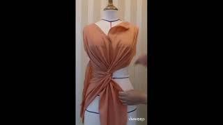 How to drape a |Twisted Dress|